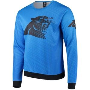 NFL Carolina Panthers blue static rain pullover sweatshirt men’s size 2XL